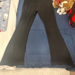 SHEIN Black Flared Pants